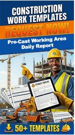 Pre-Cast Working Area Daily Report